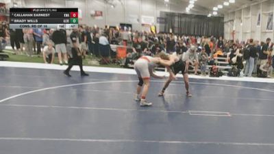 150 lbs Cons. Rd Of 16 - Callahan Earnest, KAMO Wrestling Academy vs Brady Wills, Alber