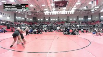 155 lbs Quarterfinal - Harmony Sims, Haltom City Haltom vs Yaretzi Espinoza, Arlington Houston