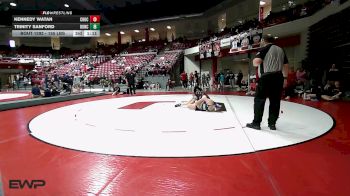 155 lbs Rr Rnd 2 - Kennedy Watan, Choctaw HS Girls vs Trinity Sanford, Duncan Lady Demons