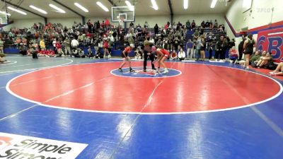 82 lbs Consolation - Jordyn Roller, Bixby JH Girls vs Alexis Anderson, Cleveland Public Schools