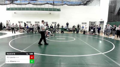 132 lbs Round Of 16 - Donato Laurie, Wethersfield vs Jeremiah Ribeiro, Middletown