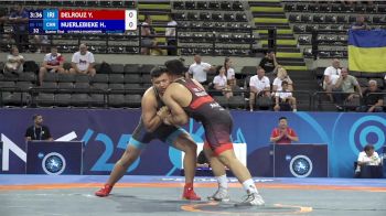 110 kg 1/4 Final - Yazdan Delrouz, Iran vs Hu Nuerlebieke, China