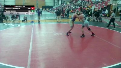 285 lbs Champ. Round 1 - Drake Champlin, Unattached vs Jude Beers, NEO