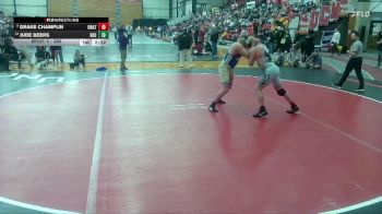 285 lbs Champ. Round 1 - Drake Champlin, Unattached vs Jude Beers, NEO