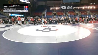 113 lbs Cons. Sub-rd Of 16 - Cole Caniglia, NE vs Daniel Goodwin, IL