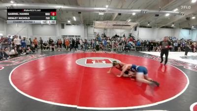 150 lbs Champ. Round 1 - Henley Nichols, Palmer Ridge vs Gabriel Haines, Windsor