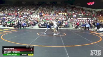 3-2-1A 165 Cons. Semi - Brayden Meredith, Sabetha vs Abram Keim, Seneca-Nemaha Central