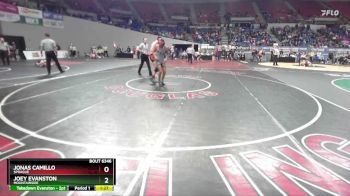 6A-120 lbs Quarterfinal - Joey Evanston, Mountainside vs Jonas Camillo, Sprague