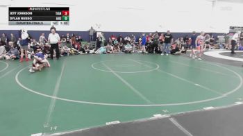 102 lbs Quarterfinal - Jett Johnson, Team Gotcha - MS vs Dylan Russo, Ares-MS