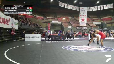 Cons. Round 2 - Miguel Onofre, Esteem Wrestling Academy vs Mateo Sanchez, Community Youth Center - Concord Campus Wrestling