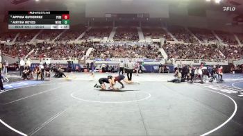 120-D1 Semifinal - Airyka Reyes, Willow Canyon High School vs Apphia Gutierrez, Perry