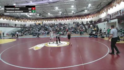 126 lbs 1st Place Match - Jeramiah Musbach, Green River vs Santiago Cruz, Rock Springs