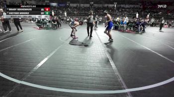 136 lbs Consi Of 16 #2 - Logan Walsh, American MMAW vs Christian Pellegrini, Oakland