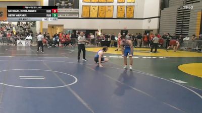 157Blue lbs Rr Rnd 1 - Michael Boulanger, Duke vs Seth Weaver, Franklin & Marshall