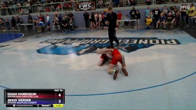 87 lbs 3rd Place Match - Simon Werner, Interior Grappling Academy vs Isaiah Marroquin, Anchor Kings Wrestling Club