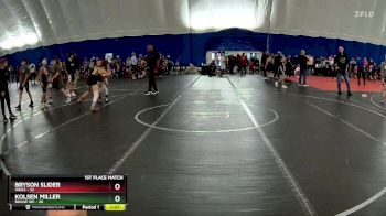 96 lbs Finals (2 Team) - Bryson Slider, WEG3 vs Kolsen Miller, Rogue WC