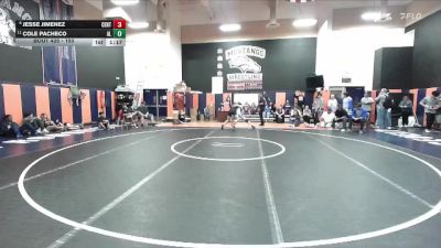 150 lbs Champ. Round 3 - Cole Pacheco, Alta Loma vs Jesse Jimenez, Centennial (Corona)
