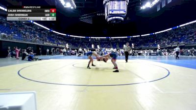 145 lbs Consy 2 - Caleb Dreibelbis, Owen J. Roberts vs Josh Sherman, Laurel