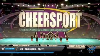 C4 Longhorns - Slate [2021 L1 Youth - D2 - Small - B Day 2] 2021 CHEERSPORT National Cheerleading Championship