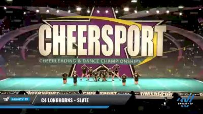 C4 Longhorns - Slate [2021 L1 Youth - D2 - Small - B Day 2] 2021 CHEERSPORT National Cheerleading Championship