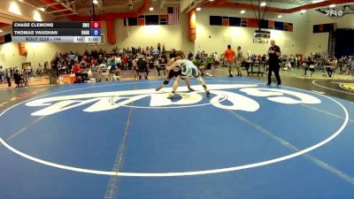 144 lbs Cons. Round 3 - Chase Clemons, Richmond Wrestling Club vs Thomas Vaughan, Cougar Wrestling Club