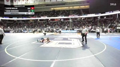 II-131 lbs Semifinal - Gene Edwards, Central Valley Academy vs Justin Mullis, Hudson Falls