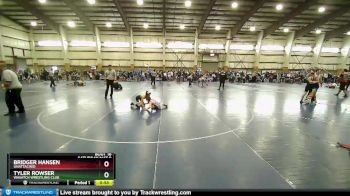 80 lbs Cons. Round 1 - Bridger Hansen, Unattached vs Tyler Rowser, Wasatch Wrestling Club