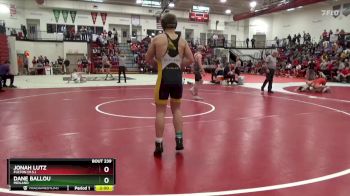 157 lbs Cons. Round 3 - Jonah Lutz, Fulton (H.S.) vs Dane Ballou, Midland