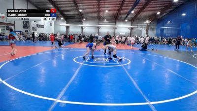 135 lbs Rr Rnd 1 - Julissa Ortiz, Elite Aqua - HSG vs Isabel Moore, Curby Polar Bears - HSG