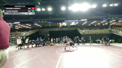 215 lbs Champ. Round 2 - Caleb Gaskin, Camden County vs George Handley, Carolina Forest