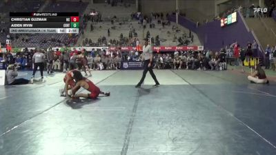 125 lbs 2nd Wrestleback (16 Team) - Christian Guzman, North Central vs Aiden Irvin, Central
