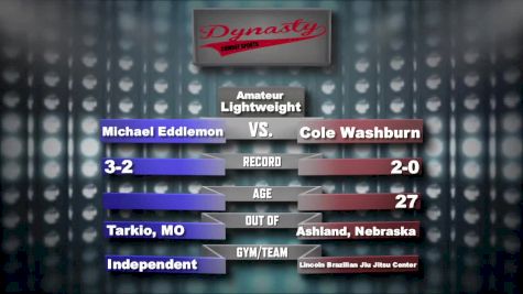 Cole Washburn vs. Michael Eddlemon Dynasty Combat Sports Replay