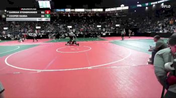 132 lbs Cons. Round 2 - Darrian Steinbrunner, WKA2 vs Cooper Hanna, Unattached