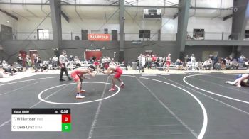 130 lbs Consi Of 8 #2 - Tuff Williamson, Independent vs Christhony Dela Cruz, Coast Wrestling