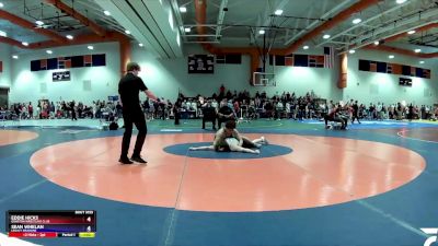 190 lbs Quarterfinal - Eddie Hicks, Gunston Wrestling Club vs Sean Whelan, Legacy Dragons