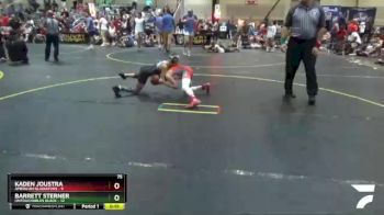 75 lbs Semis & 1st Wrestleback (8 Team) - Kaden Joustra, American Gladiators vs Barrett Sterner, Untouchables Black