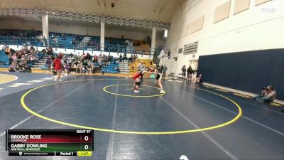 140A Round 2 - Brooke Rose, Lockwood vs Gabby Dowling, Greybull/Riverside