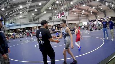 90 lbs Round 2 (6 Team) - Cooper Arnaud, Rebel Wrestling Club vs Jack Flores, Mat Mayhem