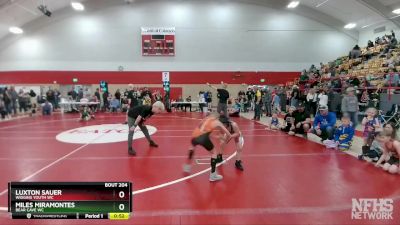 74-76 lbs Round 4 - Miles Miramontes, Bear Cave WC vs Luxton Sauer, Wiggins Youth WC