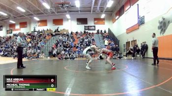 120 lbs 3rd Place Match - Nile Abbuhl, Indian Valley vs Micheal Thomas, Madison (Mansfield)