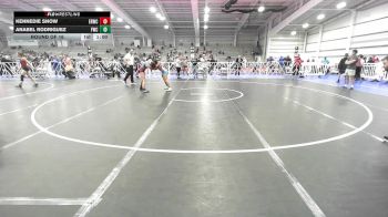 132 lbs Round Of 16 - Kennedie Snow, East Rowan Wrestling Club vs Anabel Rodriguez, Wrecking Crew Dream Crushers