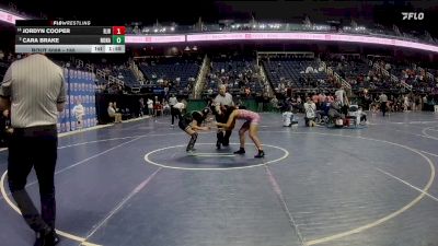 185 lbs Champ. Round 1 - Jordyn Cooper, R.J. Reynolds vs Cara Brake, Northern Nash