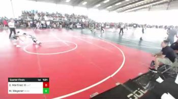 65 lbs Quarterfinal - Dragon Martinez III, La Familia NM vs Max Wegener, Bear WC