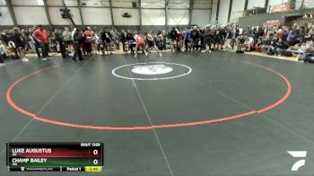 160 lbs Champ. Round 2 - Luke Augustus, OR vs Champ Bailey, WA