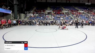 126 lbs Cons 32 #1 - Jack Abramson, NJ vs Timmy Boda, FL