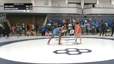112 lbs 5th Place Match - Gina Gjuraj, South Side Wrestling Club vs Messiah Walker, Springs Elite Wrestling Club