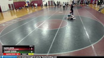 56 lbs Round 1 - Tucker Svedin, Zimmerman Wrestling Club vs Alivia Emms, Summit Wrestling Academy