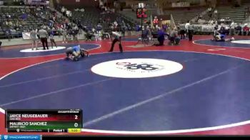6 lbs Quarterfinal - Jayce Neugebauer, Har-Ber vs Mauricio Sanchez, Bryant High