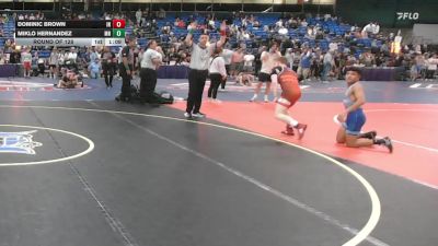 126 lbs Round Of 128 - Dominic Brown, IN vs Miklo Hernandez, MN