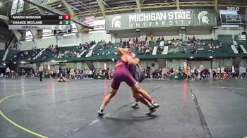 157 lbs Semifinal - Mason Shrader, Central Michigan vs Chance McClane, Arizona State
